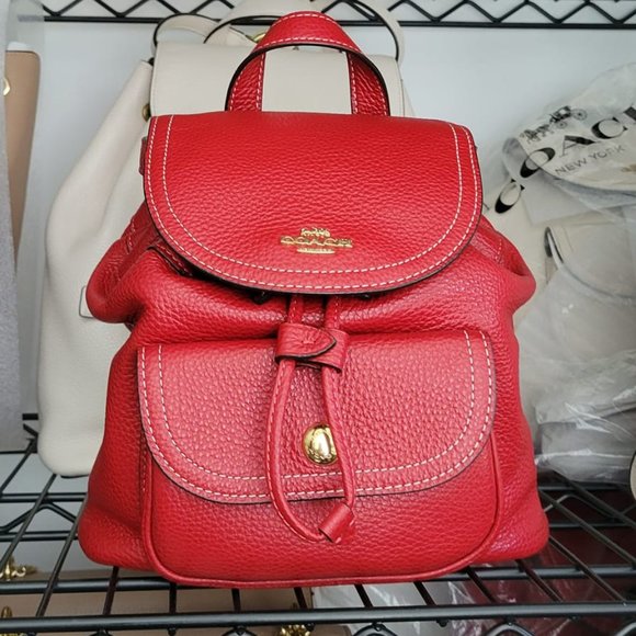 Coach Handbags - $198 *NEW* COACH 1941 Red Pennie Backpack 22